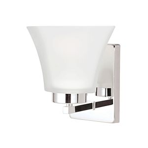 Sea Gull Bayfield 8 Inch Wall Sconce in Chrome