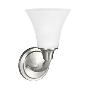 Generation Lighting Metcalf 11" Wall Sconce in Brushed Nickel