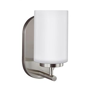 Generation Lighting Oslo 9" Wall Sconce in Brushed Nickel