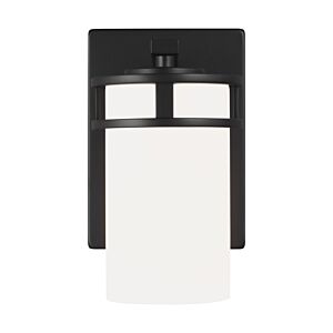 Robie 1-Light Bathroom Vanity Light Sconce in Midnight Black