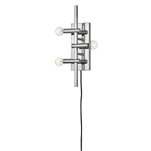 Hinkley Kinzie 3-Light Wall Sconce In Polished Nickel