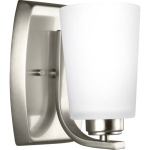 Generation Lighting Franport 8" Wall Sconce in Brushed Nickel