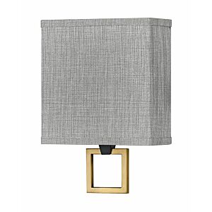 Hinkley Link Heathered Gray Wall Sconce In Black