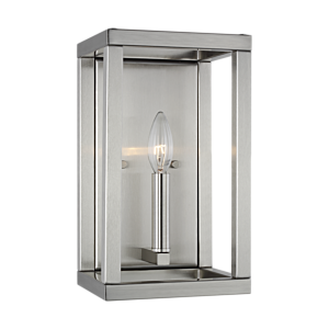 Sea Gull Moffet Street Bathroom Wall Sconce in Brushed Nickel