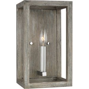 Generation Lighting Moffet Street Wall Sconce in Washed Pine