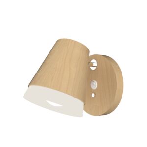 Conic 1-Light Wall Lamp in Maple