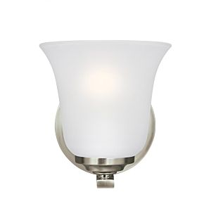 Sea Gull Emmons Wall Sconce in Brushed Nickel