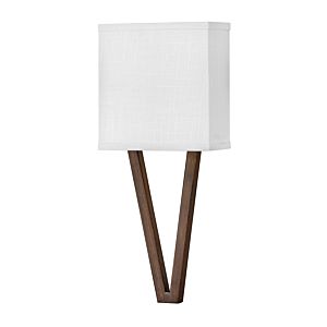 Vector LED 19 Wall Sconce in Walnut"