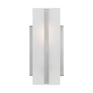Dex 1-Light LED Bathroom Vanity Light in Brushed Nickel
