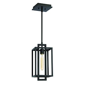 Craftmade Cubic 7" Pendant Light in Aged Bronze Brushed