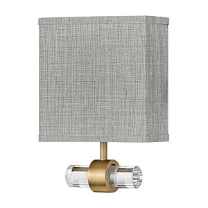 Luster LED 12 Wall Sconce in Heritage Brass"