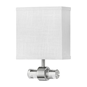 Luster LED 12 Wall Sconce in Brushed Nickel"