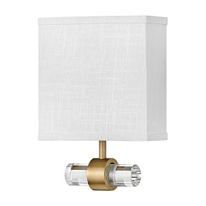 Luster LED 12 Wall Sconce in Heritage Brass"
