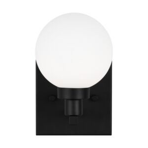 Clybourn 1-Light Bathroom Vanity Light in Midnight Black