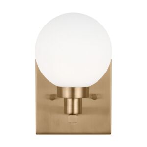 Clybourn 1-Light Bathroom Vanity Light in Satin Brass