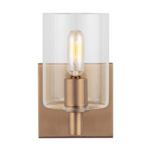 Fullton 1-Light LED Bathroom Vanity Light in Satin Brass