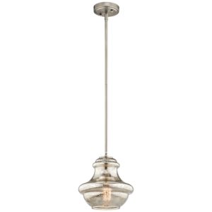Kichler Everly 9.5 Inch Mini Pendant in Brushed Nickel