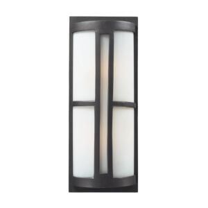 Trevot 2-Light Outdoor Wall Sconce in Graphite