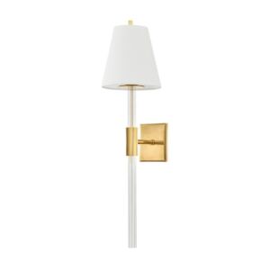 Martina 1-Light Wall Sconce in Vintage Brass