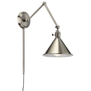 Ellerbeck 1-Light Wall Sconce in Classic Pewter