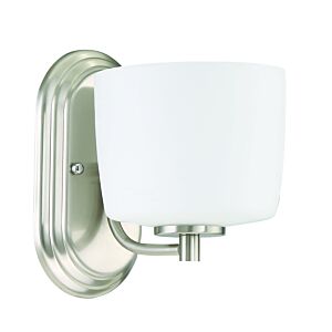 Craftmade Clarendon 8 Inch Wall Sconce in Brushed Polished Nickel