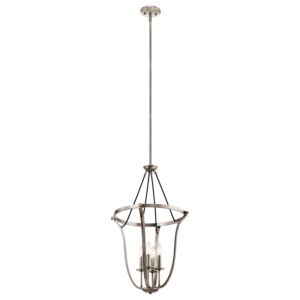 Kichler Thisbe 4 Light 18 Inch Pendant Light in Classic Pewter
