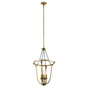  Thisbe Pendant Light in Natural Brass