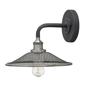 Hinkley Rigby 1-Light Wall Sconce In Aged Zinc