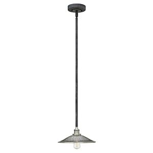 Rigby Hanging Pendant Light in Aged Zinc