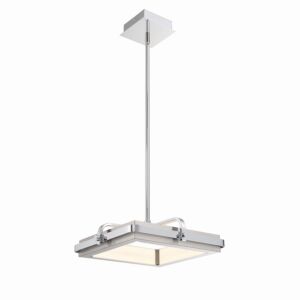 Annilo 1-Light LED Pendant in Chrome And Nickel