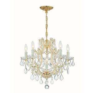 Maria Theresa 6-Light Mini Chandelier in Gold