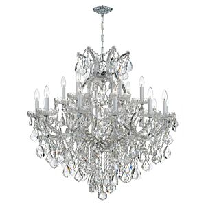 Maria Theresa 19-Light Chandelier in Polished Chrome