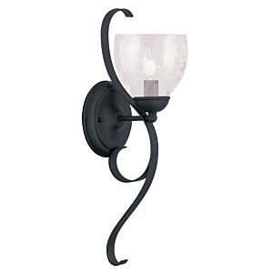Brookside 1-Light Wall Sconce in Black