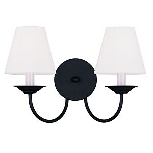 Wall Sconces 2-Light Wall Sconce in Black