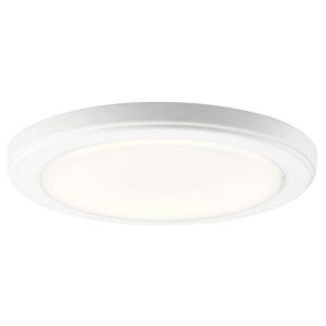 Zeo LED Flush Mount Ceiling Light in White