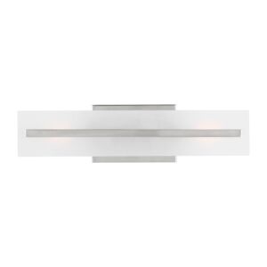 Dex 2-Light LED Bathroom Vanity Light in Brushed Nickel