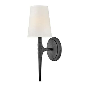 Hinkley Beaumont 1-Light Wall Sconce In Black