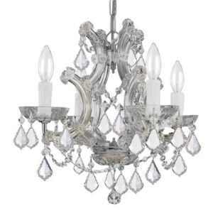  Maria Theresa Mini Chandelier with Clear Italian Crystals