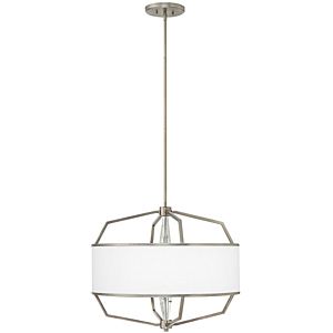 Hinkley Larchmere 4 Light Single Tier Foyer Stem Hung in English Nickel