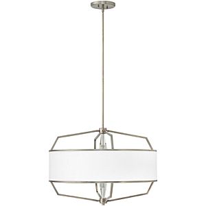 Hinkley Larchmere 4 Light Stem Hung Pendant in English Nickel