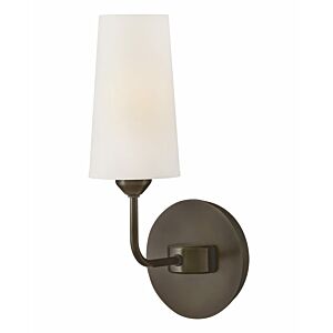 Hinkley Lewis 1-Light Wall Sconce In Black Oxide