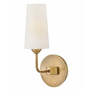 Hinkley Lewis 1-Light Wall Sconce In Heritage Brass
