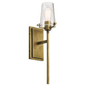 Clear Seeded Wall Sconce