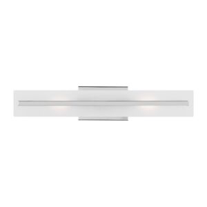 Dex 2-Light LED Bathroom Vanity Light in Chrome