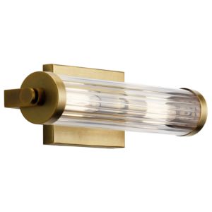  Azores Wall Sconce in Natural Brass
