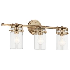Brinley 3-Light Bathroom Vanity Light in Champagne Bronze