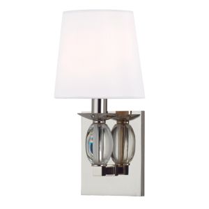 Hudson Valley Cameron 12 Inch Wall Sconce in Polished Nickel
