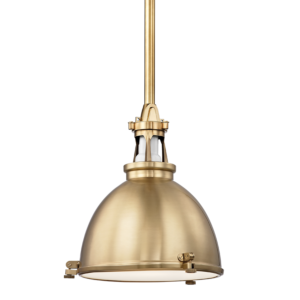  Massena Pendant Light in Aged Brass