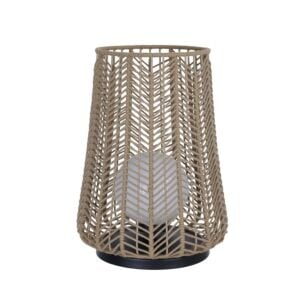 Elice 1-Light Outdoor Portable Lamp in Brown