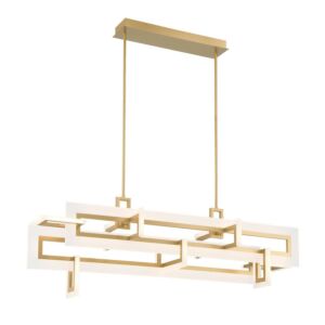 Inizio 1-Light LED Chandelier in Gold